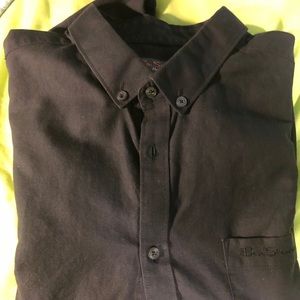 Ben Sherman Heritage Black Oxford Long-Sleeve